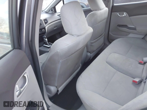2012 Honda Civic EX with VIN 19XFB2F80CE029054, listed as a IAAI auction lot 41757491 with 170,562 mi miles and . Bid and sale history available at DreamBid. Image 8.