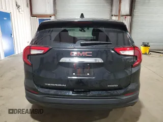 2024 GMC Terrain SLE with VIN 3GKALTEG7RL335778, listed as a Copart auction lot 55451515 with 28,324 mi miles and Salvage title. Bid and sale history available at DreamBid. Image 6.