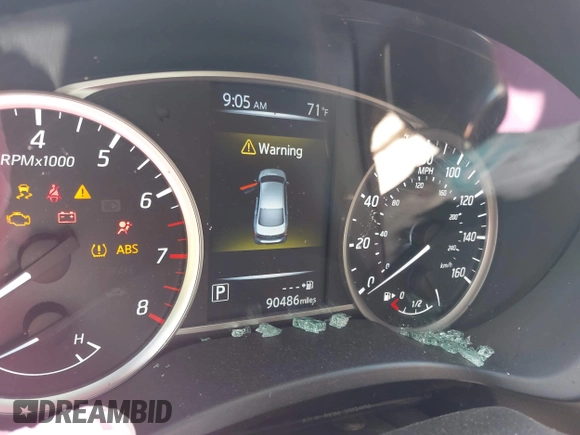 2016 Nissan Sentra SR with VIN 3N1AB7APXGL668696, listed as a IAAI auction lot 42023813 with 90,486 mi miles and . Bid and sale history available at DreamBid. Image 7.