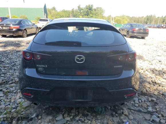 2022 Mazda Mazda3 Hatchback 2.5 S with VIN JM1BPAJL6N1509689, listed as a Copart auction lot 66791474 with 33,679 mi miles and Salvage Title. Bid and sale history available at carsss.com. Image 6.