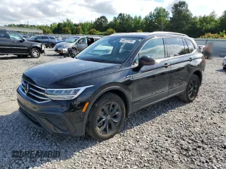 2024 Volkswagen Tiguan SE with VIN 3VV3B7AX5RM183046, listed as a Copart auction lot 55722785 with 23,071 mi miles and Salvage title. Bid and sale history available at DreamBid. Image 1.