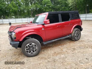 2021 Ford Bronco z VIN 1FMEE5BP0MLB03305, wystawiony jako Copart lot #54682415 z przebiegiem 42 304 mil mil oraz Szkoda całkowita • Salvage title. Historia ofert i sprzedaży dostępna na DreamBid. Obrazek 1.
