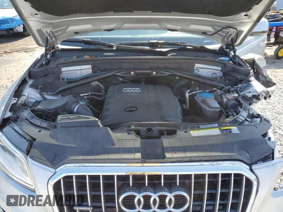 2013 Audi Q5 Premium Plus with VIN WA1LFAFPXDA094971, listed as a Copart auction lot 53179055 with 80,380 mi miles and Salvage Title. Bid and sale history available at carsss.com. Image 12.