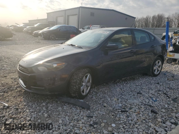 2016 Dodge Dart SXT with VIN 1C3CDFBB8GD605376, listed as a Copart auction lot 52756625 with 138,470 mi miles and Clean Title. Bid and sale history available at carsss.com. Image 1.