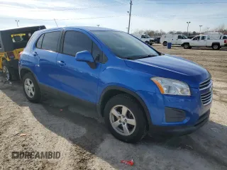 2016 Chevrolet Trax LS with VIN KL7CJNSB6GB758037, listed as a Copart auction lot 43401405 with 131,117 mi miles and Salvage Title. Bid and sale history available at carsss.com. Image 4.