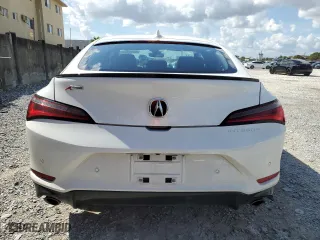 2023 Acura Integra w/A-Spec Technology Package with VIN 19UDE4H60PA020449, listed as a Copart auction lot 46022745 with 15,801 mi miles and Salvage Title. Bid and sale history available at carsss.com. Image 6.