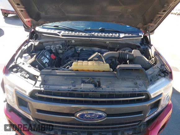 2020 Ford F-150 XL with VIN 1FTEW1C58LKE36430, listed as a IAAI auction lot 41390339 with 54,747 mi miles. Bid and sale history available at carsss.com. Image 10.