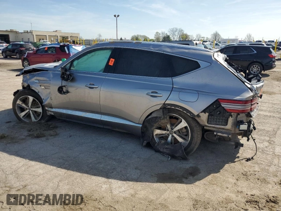 2021 Genesis GV80 with VIN KMUHBDSB0MU034504, listed as a Copart auction lot 54057885 with Not provided miles and Non repairable. Bid and sale history available at DreamBid. Image 2.