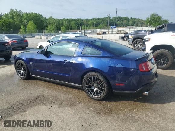2010 Ford Mustang GT with VIN 1ZVBP8CH2A5134286, listed as a Copart auction lot 54556825 with 132,231 mi miles and Salvage Title. Bid and sale history available at DreamBid. Image 2.