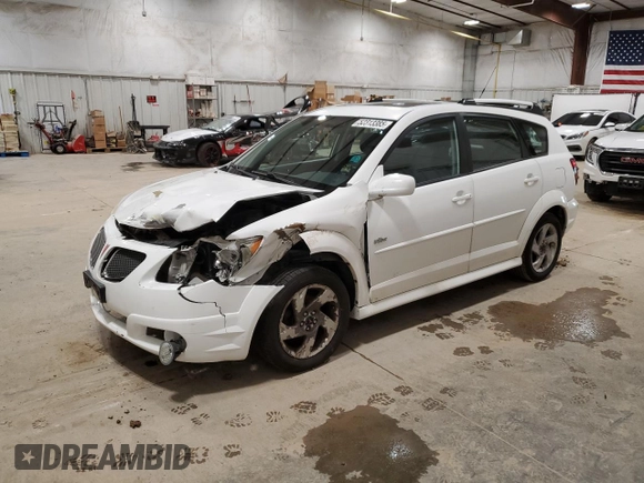 2006 Pontiac Vibe with VIN 5Y2SL65836Z433804, listed as a Copart auction lot 52313385 with 158,859 mi miles and Non Repairable. Bid and sale history available at carsss.com. Image 1.