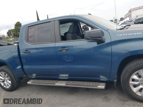 2024 Chevrolet Silverado 1500 Custom with VIN 3GCPDBEK7RG252751, listed as a IAAI auction lot 41429343 with 3,735 mi miles and . Bid and sale history available at DreamBid. Image 14.