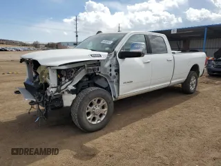 2024 Ram 3500 Laramie with VIN 3C63R3JLXRG218900, listed as a Copart auction lot 46498905 with 41,630 mi miles and Salvage Title. Bid and sale history available at carsss.com. Image 1.