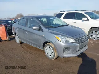 2023 Mitsubishi Mirage ES z VIN ML32FUFJ7PHF04724, wystawiony jako IAAI lot #41653973 z przebiegiem 18 417 mil mil oraz . Historia ofert i sprzedaży dostępna na DreamBid. Obrazek 1.