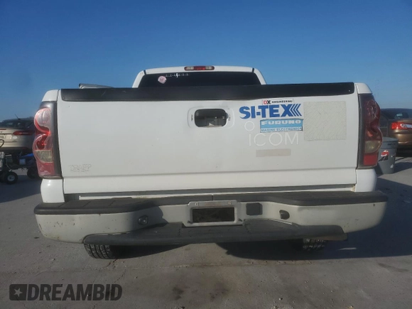 2006 Chevrolet Silverado 1500 Work Truck with VIN 1GCEC19X56Z272244, listed as a Copart auction lot 50777705 with 243,735 mi miles and Salvage Title. Bid and sale history available at carsss.com. Image 6.