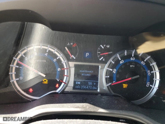 2014 Toyota 4Runner SR5 with VIN JTEZU5JRXE5065269, listed as a Copart auction lot 47324325 with 206,470 mi miles and Clean Title. Bid and sale history available at carsss.com. Image 9.