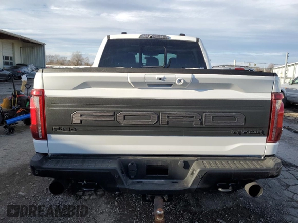 2024 Ford F-150 Raptor with VIN 1FTFW1RG8RFB75914, listed as a Copart auction lot 42652185 with 1,914 mi miles and Salvage Title. Bid and sale history available at DreamBid. Image 6.
