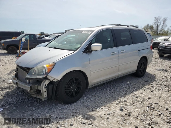 2010 Honda Odyssey Touring with VIN 5FNRL3H96AB061424, listed as a Copart auction lot 54479015 with 200,373 mi miles and Clean Title. Bid and sale history available at carsss.com. Image 1.