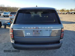 2019 Land Rover Range Rover HSE with VIN SALGS2SV1KA546759, listed as a Copart auction lot 81567824 with 22,710 mi miles and Salvage Title. Bid and sale history available at DreamBid. Image 6.