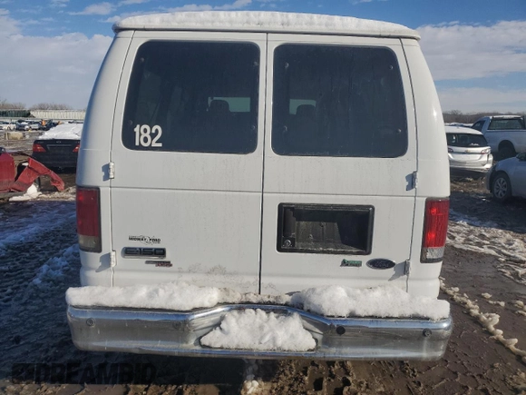 2012 Ford Econoline Wagon XL with VIN 1FMNE1BL6CDB12668, listed as a Copart auction lot 37751654 with 31,425 mi miles and Clean Title. Bid and sale history available at carsss.com. Image 6.