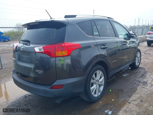2015 Toyota RAV4 Limited with VIN 2T3DFREV3FW371943, listed as a IAAI auction lot 41942799 with 152,006 mi miles. Bid and sale history available at carsss.com. Image 4.