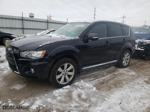 2010 Mitsubishi Outlander GT with VIN JA4JT5AX4AZ007612, listed as a Copart auction lot 38173844 with 147,784 mi miles and Salvage Title. Bid and sale history available at carsss.com. Image 1.