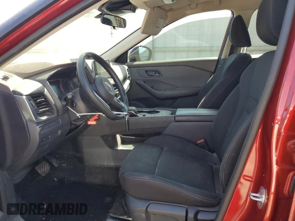 2023 Nissan Rogue S with VIN 5N1BT3AA9PC769884, listed as a Copart auction lot 52877805 with 23,086 mi miles and Salvage title. Bid and sale history available at DreamBid. Image 7.