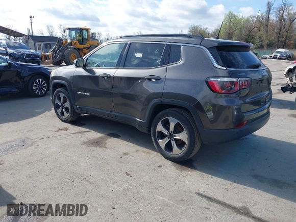 2017 Jeep Compass Latitude with VIN 3C4NJCBB4HT632758, listed as a IAAI auction lot 41849009 with 58,246 mi miles and . Bid and sale history available at DreamBid. Image 3.