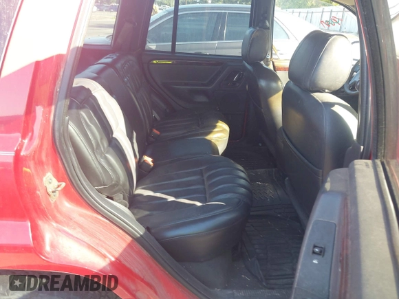 2000 Jeep Grand Cherokee Limited with VIN 1J4GW58N5YC186410, listed as a IAAI auction lot 42504152 with 140,982 mi miles and . Bid and sale history available at DreamBid. Image 8.