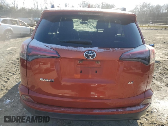 2016 Toyota RAV4 LE with VIN JTMZFREV4GJ088067, listed as a Copart auction lot 89363995 with 85,573 mi miles and Salvage Title. Bid and sale history available at carsss.com. Image 6.