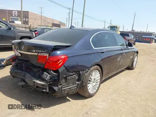 2012 BMW 7 Series 750Li xDrive with VIN WBAKC8C54CC434721, listed as a IAAI auction lot 42115443 with 109,368 mi miles and . Bid and sale history available at DreamBid. Image 4.