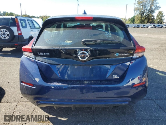 2021 Nissan LEAF SL Plus with VIN 1N4BZ1DV0MC556412, listed as a Copart auction lot 73326904 with 29,703 mi miles and Salvage title. Bid and sale history available at DreamBid. Image 6.
