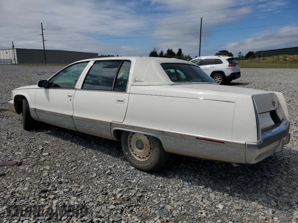 1996 Cadillac Fleetwood z VIN 1G6DW52P1TR715038, wystawiony jako Copart lot #69987194 z przebiegiem Nie podano mil oraz Szkody całkowita. Historia ofert i sprzedaży dostępna na DreamBid. Obrazek 2.