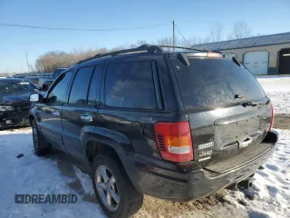 2001 Jeep Grand Cherokee Limited with VIN 1J4GW58N41C636179, listed as a Copart auction lot 88356915 with 184,243 mi miles and Clean Title. Bid and sale history available at carsss.com. Image 2.