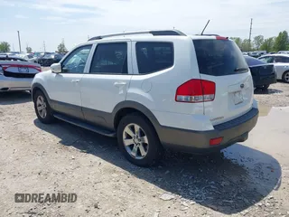 2009 Kia Borrego EX with VIN KNDJH741995016237, listed as a IAAI auction lot 42140573 with 161,269 mi miles. Bid and sale history available at carsss.com. Image 3.