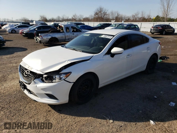 2014 Mazda 6 i Sport with VIN JM1GJ1U68E1128097, listed as a Copart auction lot 48607515 with Not Provided miles and Salvage Title. Bid and sale history available at carsss.com. Image 1.