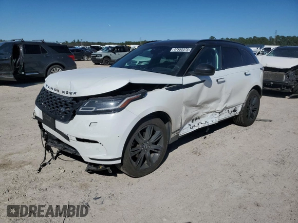2020 Land Rover Range Rover Velar S with VIN SALYB2EX8LA288534, listed as a Copart auction lot 47898575 with 83,470 mi miles and Salvage Title. Bid and sale history available at DreamBid. Image 1.