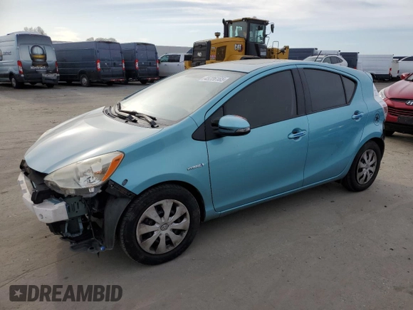 2012 Toyota Prius One with VIN JTDKDTB37C1017964, listed as a Copart auction lot 45726165 with 189,186 mi miles and Salvage Title. Bid and sale history available at DreamBid. Image 1.