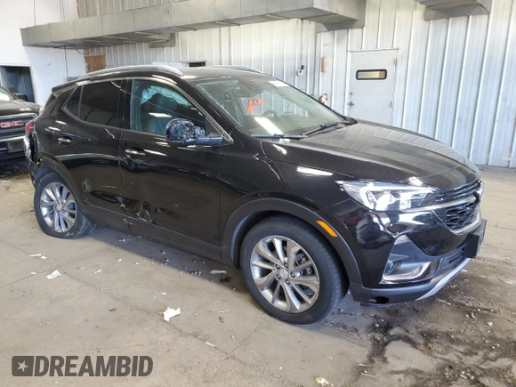 2022 Buick Encore GX Essence with VIN KL4MMFSL1NB134196, listed as a Copart auction lot 61568115 with 14,707 mi miles and Salvage title. Bid and sale history available at DreamBid. Image 4.