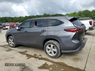 2021 Toyota Highlander L with VIN 5TDCZRAH4MS534715, listed as a Copart auction lot 56737705 with 53,541 mi miles and Salvage title. Bid and sale history available at DreamBid. Image 2.