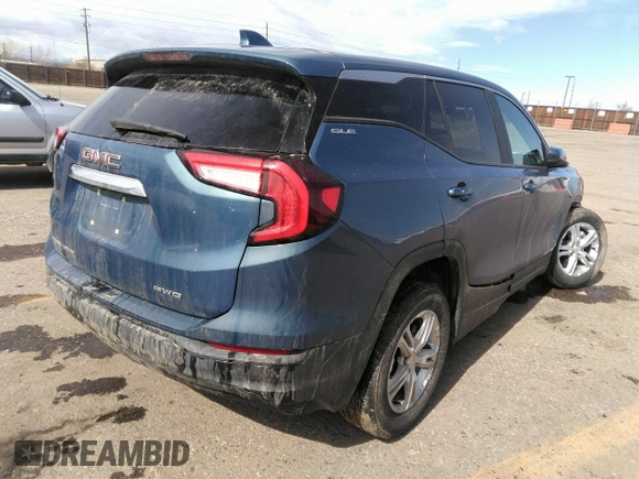 2024 GMC Terrain SLE with VIN 3GKALTEG6RL347761, listed as a IAAI auction lot 41700368 with 17,336 mi miles. Bid and sale history available at carsss.com. Image 4.