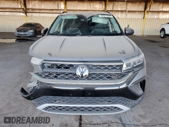 2023 Volkswagen Taos S z VIN 3VVCX7B22PM365966, wystawiony jako Copart lot #87671945 z przebiegiem 21 388 mil mil oraz Szkoda całkowita • Salvage title. Historia ofert i sprzedaży dostępna na DreamBid. Obrazek 5.