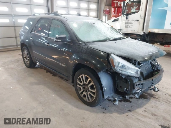 2014 GMC Acadia Denali with VIN 1GKKRTKDXEJ294660, listed as a IAAI auction lot 41362008 with 144,174 mi miles. Bid and sale history available at carsss.com. Image 1.