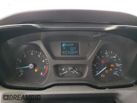 2016 Ford Transit Cargo with VIN 1FTYR1ZM6GKB06276, listed as a Copart auction lot 60448075 with 74,324 mi miles and Clean title. Bid and sale history available at DreamBid. Image 9.