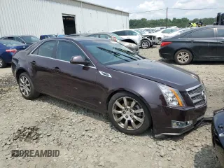 2009 Cadillac CTS AWD w/1SB with VIN 1G6DT57V490106958, listed as a Copart auction lot 64246244 with 0 mi miles and Salvage Title. Bid and sale history available at carsss.com. Image 4.