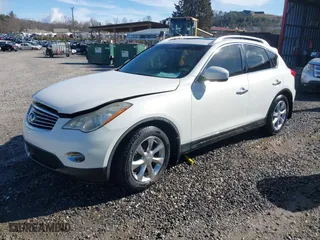 2008 Infiniti EX35 Journey with VIN JNKAJ09E78M305059, listed as a IAAI auction lot 41537952 with 0 mi miles. Bid and sale history available at carsss.com. Image 17.