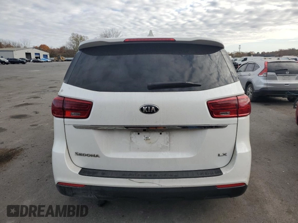 2020 Kia Sedona LX with VIN KNDMB5C17L6587179, listed as a Copart auction lot 79199174 with Not Provided miles and Salvage Title. Bid and sale history available at DreamBid. Image 6.