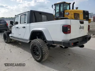 2022 Jeep Gladiator Overland with VIN 1C6HJTFG9NL163099, listed as a Copart auction lot 63332483 with Not provided miles and Non repairable. Bid and sale history available at DreamBid. Image 2.