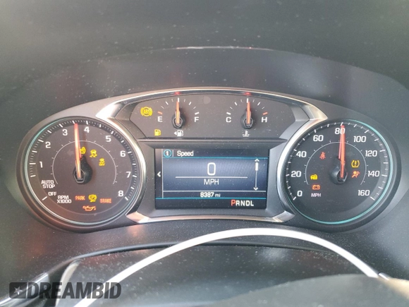 2022 Chevrolet Equinox LS z VIN 2GNAXSEV7N6149978, wystawiony jako Copart lot #47791645 z przebiegiem 8 387 mil mil oraz Szkoda całkowita • Salvage title. Historia ofert i sprzedaży dostępna na DreamBid. Obrazek 9.