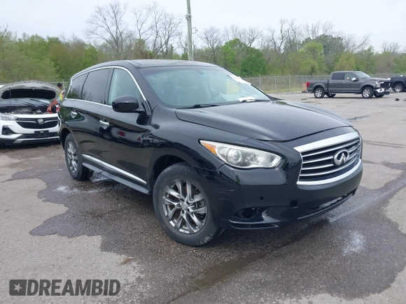 2015 Infiniti QX60 with VIN 5N1AL0MN3FC547395, listed as a IAAI auction lot 41863434 with 91,631 mi miles. Bid and sale history available at carsss.com. Image 1.