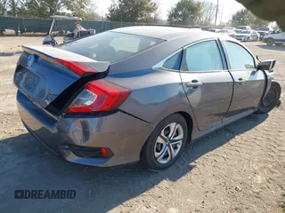 2016 Honda Civic Sedan LX with VIN 2HGFC2F55GH546980, listed as a IAAI auction lot 41378567 with 145,091 mi miles. Bid and sale history available at carsss.com. Image 4.